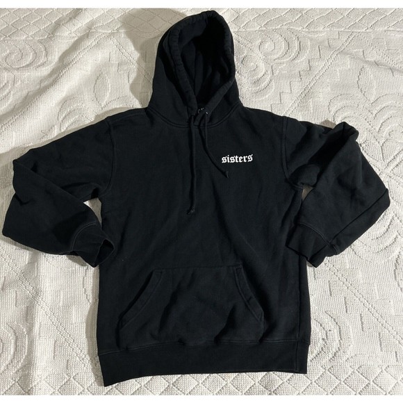 James Charles Sisters Repeating Black Hoodie Size Small SISTERS  Sweater Unisex - Picture 1 of 6
